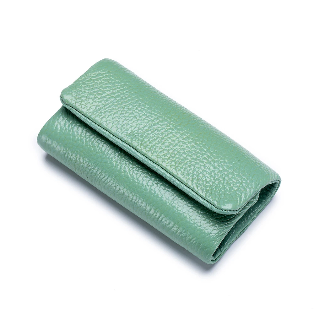 Multifunctional Cowhide Zero Wallet Car Key Bag Genuine Leather Wallet