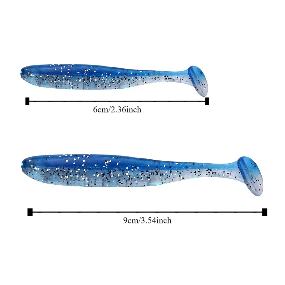 Мягкая приманка для плавания с Т-образным хвостом 50 шт./кор. силиконовые приманки