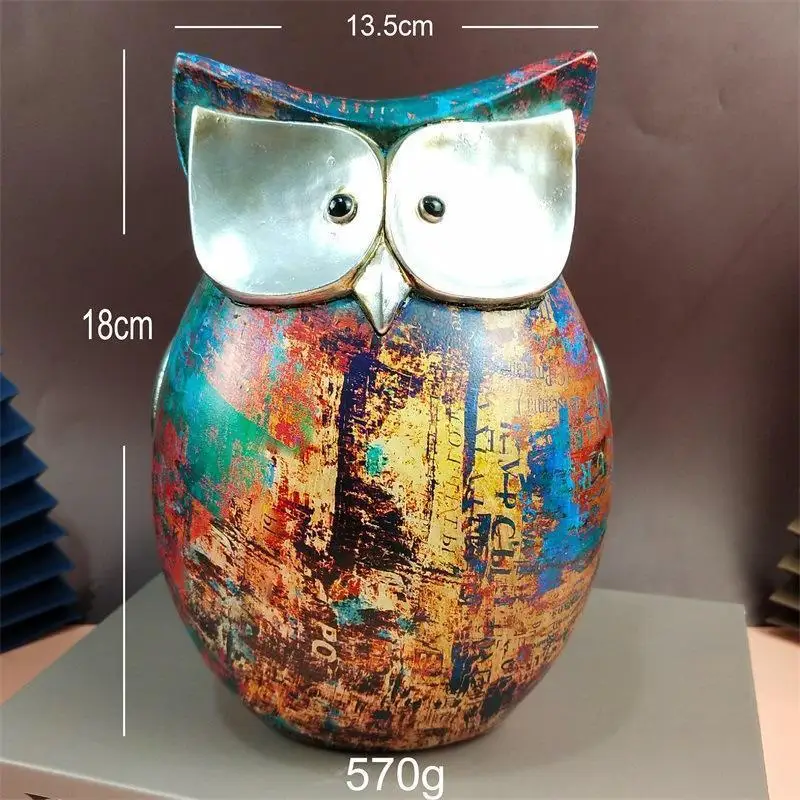 Статуи для скандинавского стиля картина из смолы совы искусство украшения дома