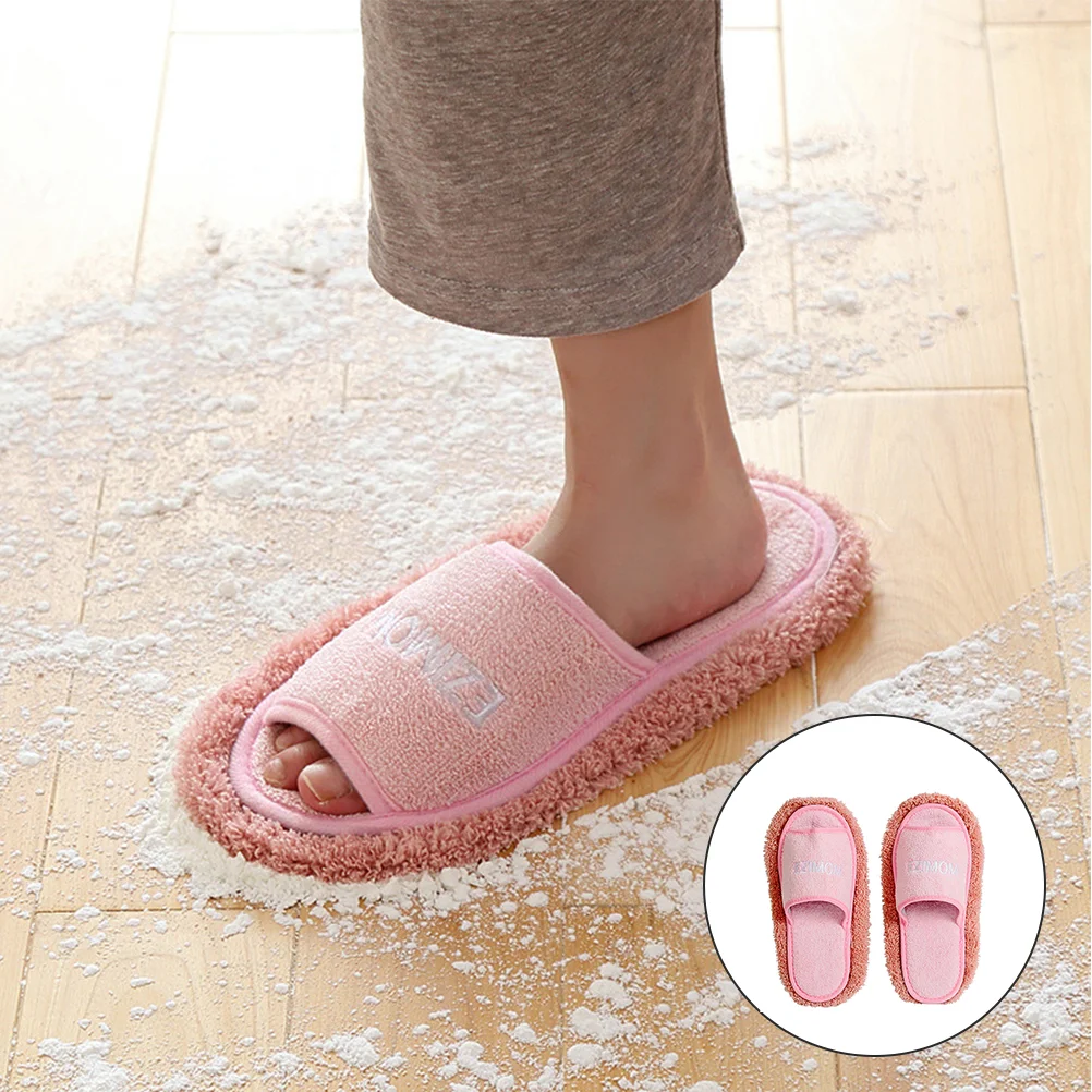 

Slippers Cleaning Floor Mop Shoes Mopping Dusting Microfiber House Slipper Sweeping Socks Washable Polishing Duster Unisex Lazy