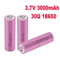 100 original inr 18650 battery 3 7v 3000mah inr18650 30q li ion rechargeable batteries hight power discharge 30a larger current