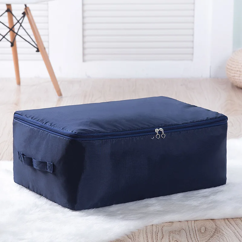 

Oxford Organizer Quilt Storage Bag Large Capacity Closet Organizers Blanket Dustproof Zipper Storage Bags Wardrobe Storage Box