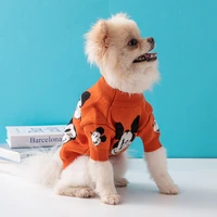 disney winter fashion dog sweater small and medium dog pet clothes thickened knit sweater dog coat warm bulldog