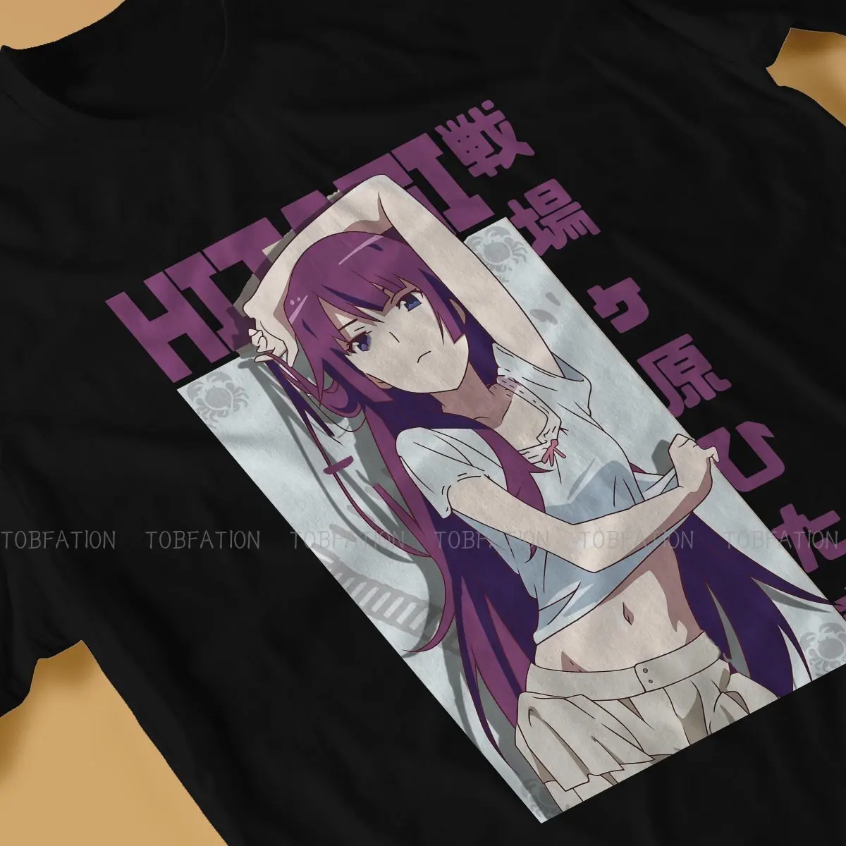 Футболка Monogatari для молодых людей странная художественная чтения senjougaхара Hitagi