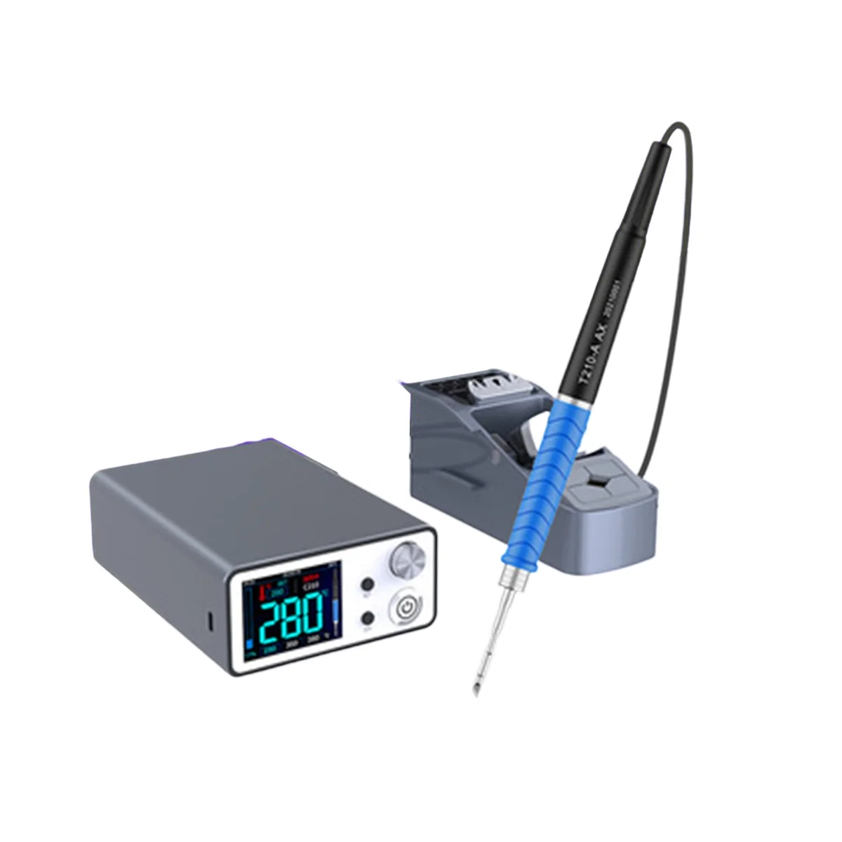 

T3B Intelligent Soldering Station with T210 Series Handle Welding Iron Tips Electric Set for SMD BGA Repair Tool US Plug