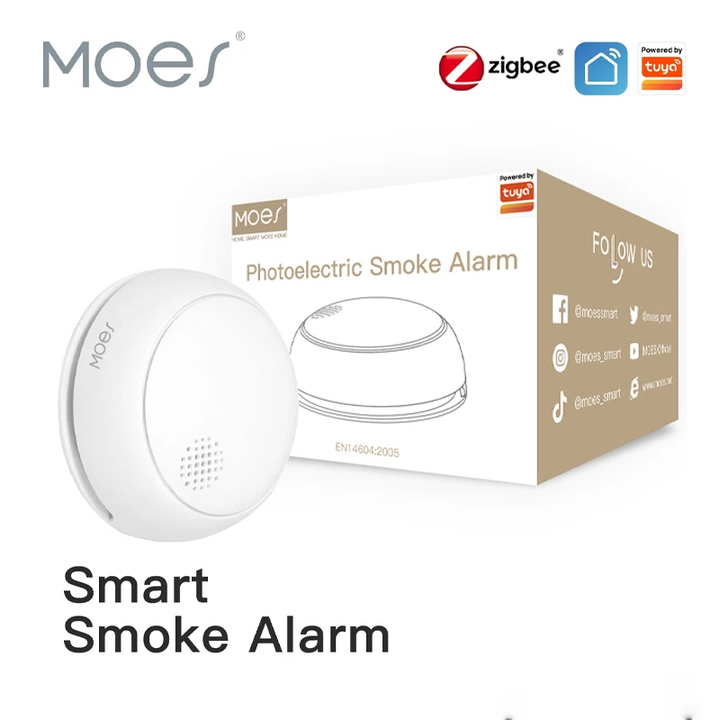 

MOES ZigBee Smart Smoke Detector