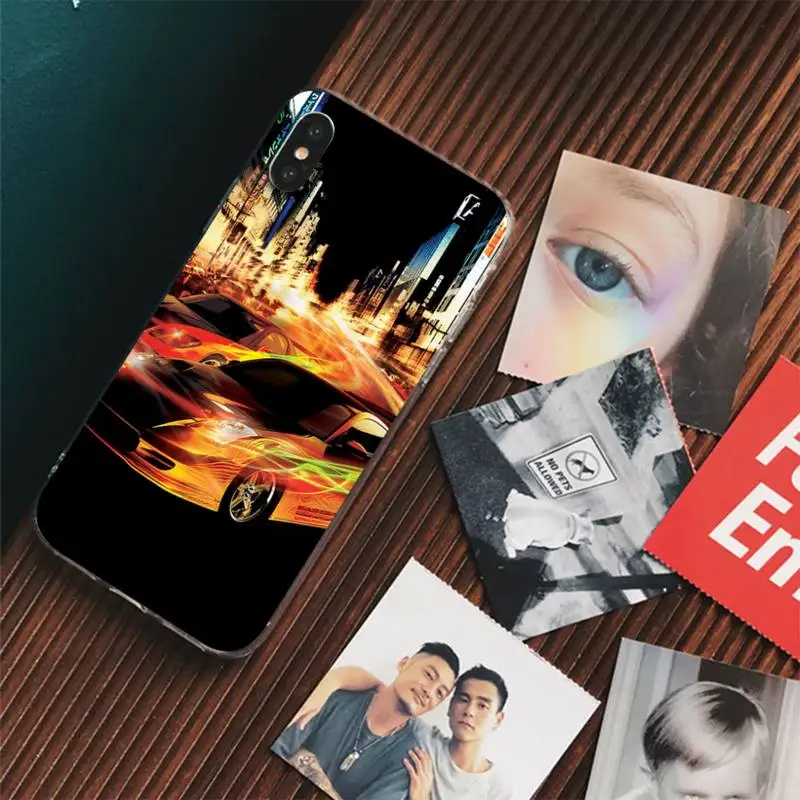 Fast and Furious Phone Case For iPhone 13 14 Pro Max XS XR 12 11 Pro 13 Mini 6 7 8 Plus Clear Back Cover Capa