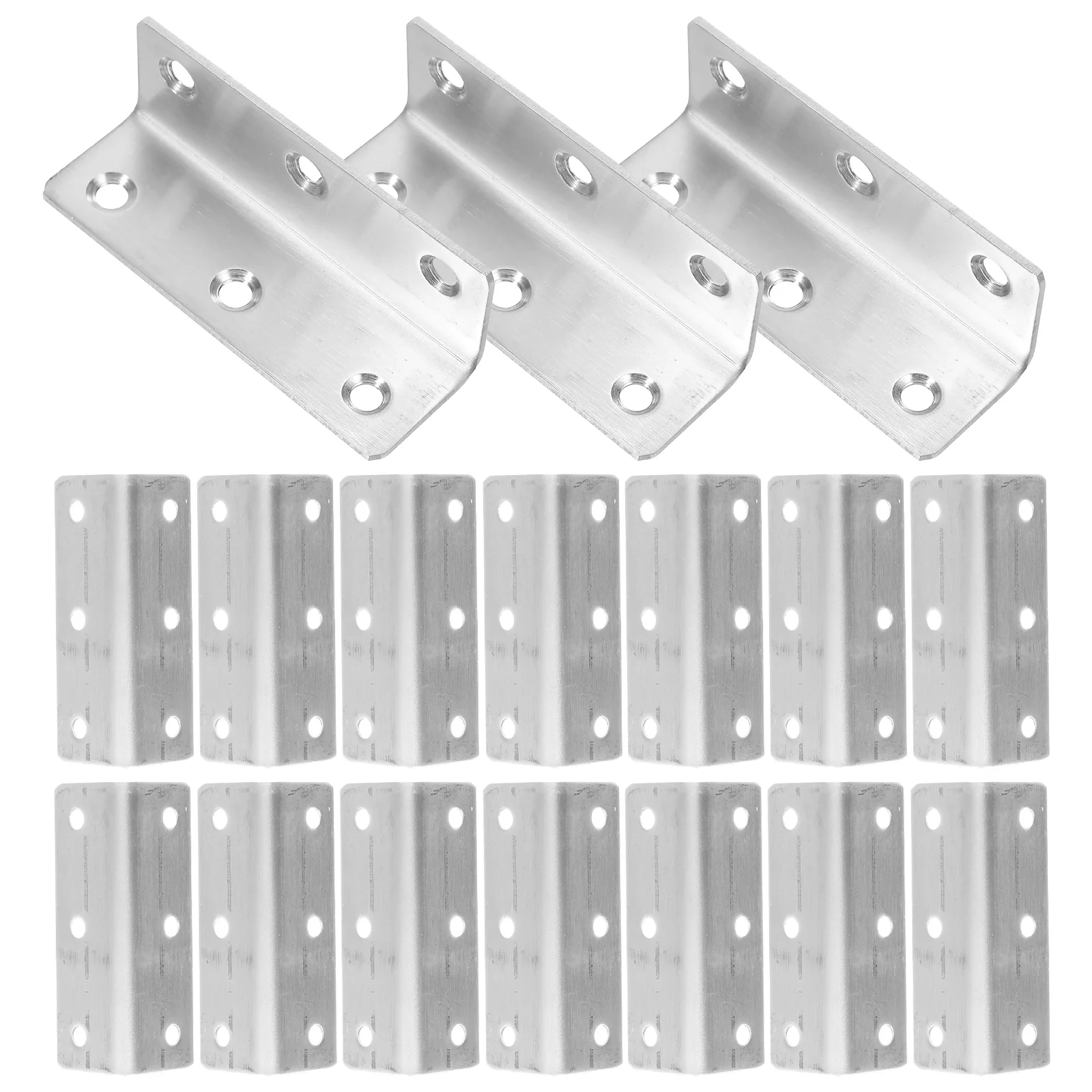 

20pcs Corner Braces Furniture Joints L Shape Brackets Joint Fasteners for Window Cabinet Table