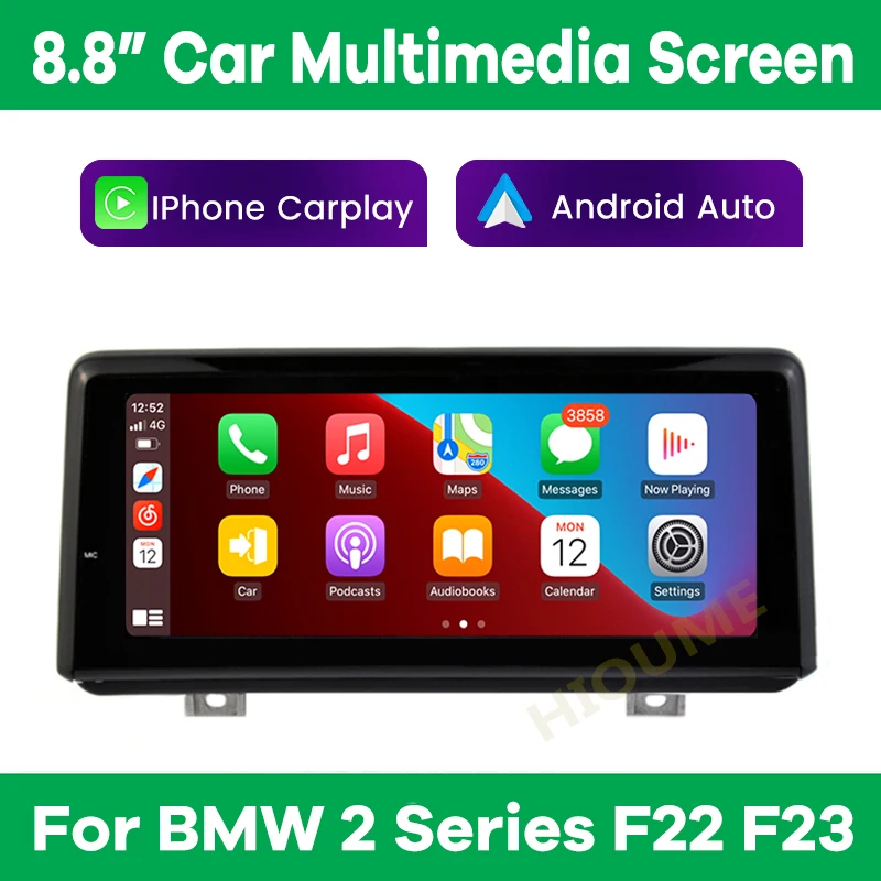 Беспроводная Автомобильная Мультимедийная система Apple CarPlay Android для BMW 2 серии F22