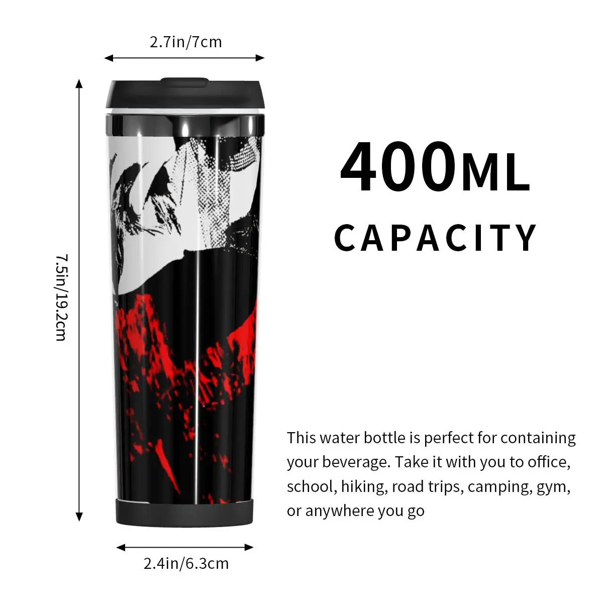 

Double Insulated Water Cup Indochine Vocalist Band Rock Novelty band Heat Insulation milk cups Vacuum bottle Mug Funny Geek