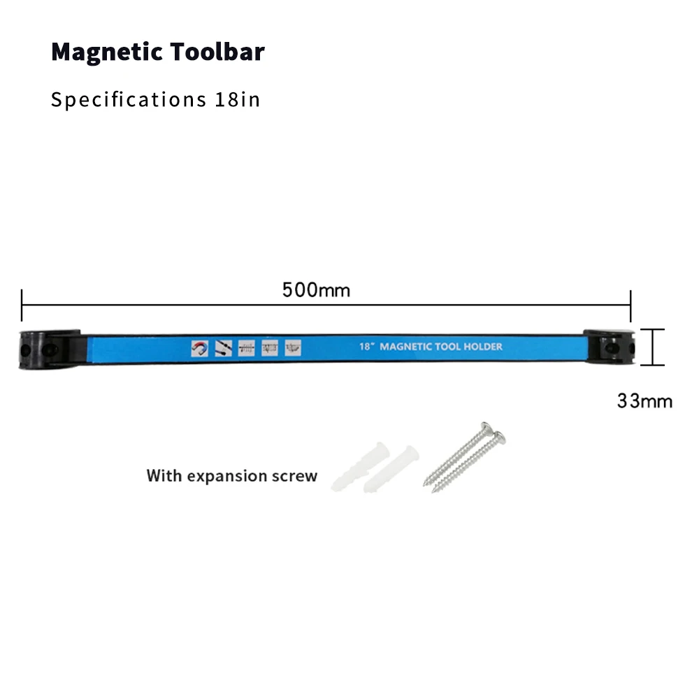 

Магнитный органайзер для инструментов Y30 8/12/18 дюймов
