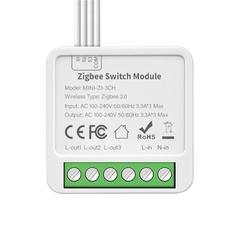 

Aubess Smart Wi-Fi Zigbee Мини-переключатель 1/2/3/4 Gang