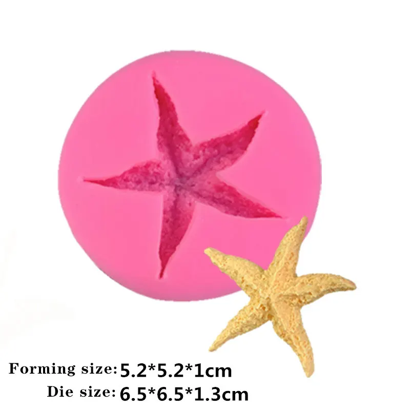 Мультяшный океан Серия помадка ракушка кондитерский торт искусство |