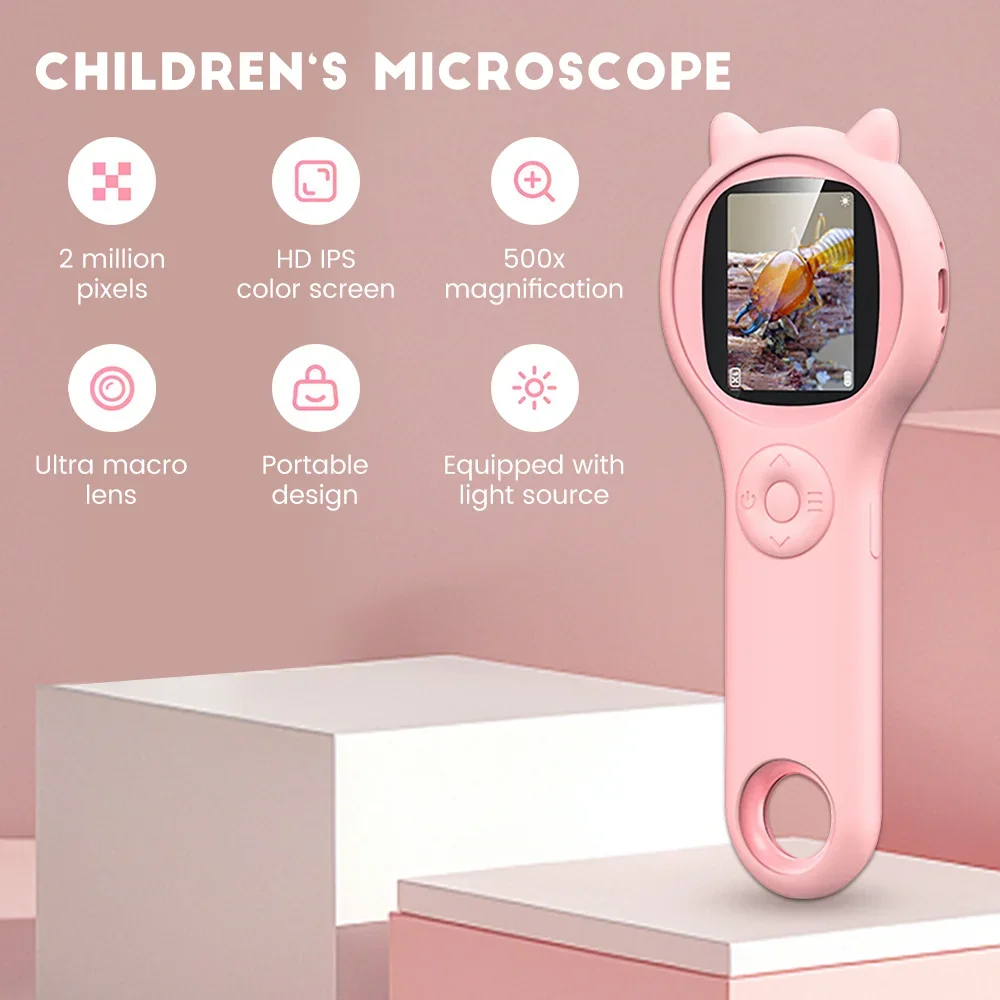 8-светодиодная цифровая лупа супер макрообъектив 2 0 HD IPS-экран