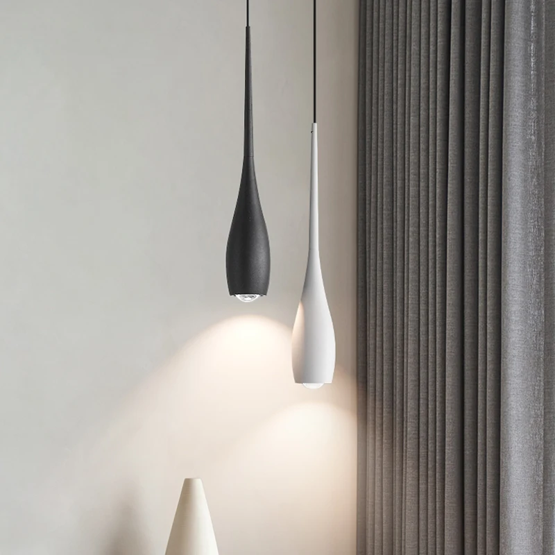 

Nordic chandelier designer bedside chandelier minimalist restaurant kitchen lamp round long ball home decoration bar Chandelier