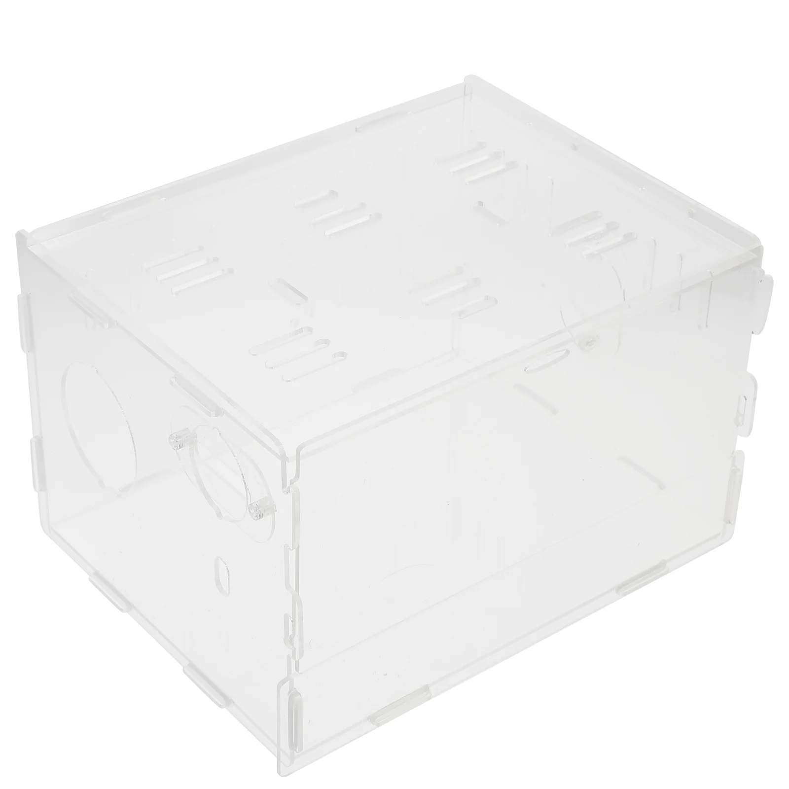 

1pc Clear Hamster Cage Clear Hamster Guinea Castle Cage