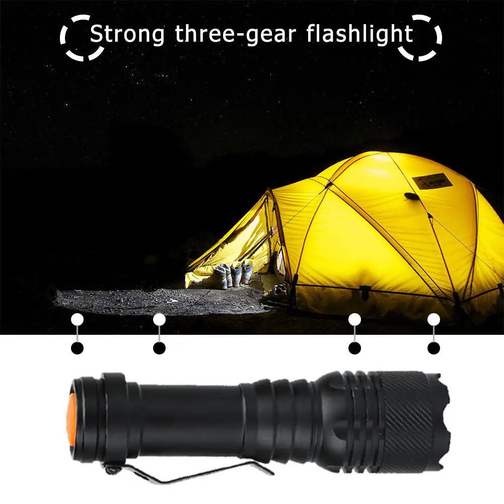 

Emergency Light In Hand Super Bright 5000LM cree Q5 3 Modes Zoomable LED Flashlight Torch Lamp Pocket Light