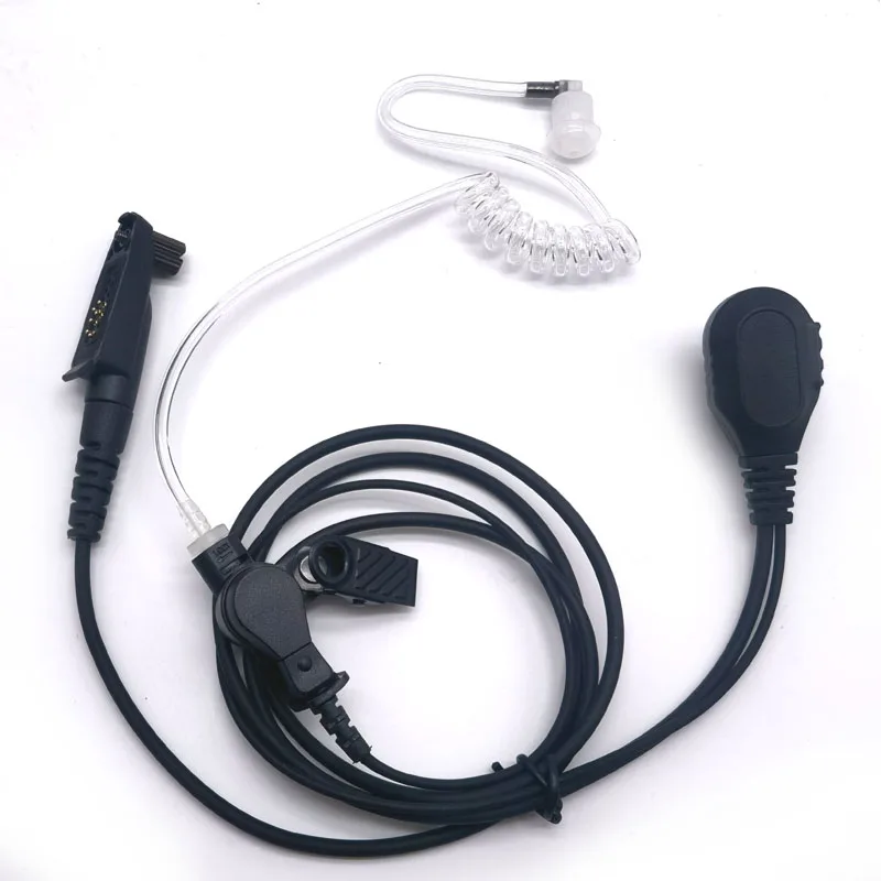 HYT Air Tube Earpiece PTT Mic Microphone Headset for Hytera TC-3600M TC-610S TC-780 TC-610P TC780 TC3000 TC3600 TC880GM Radio