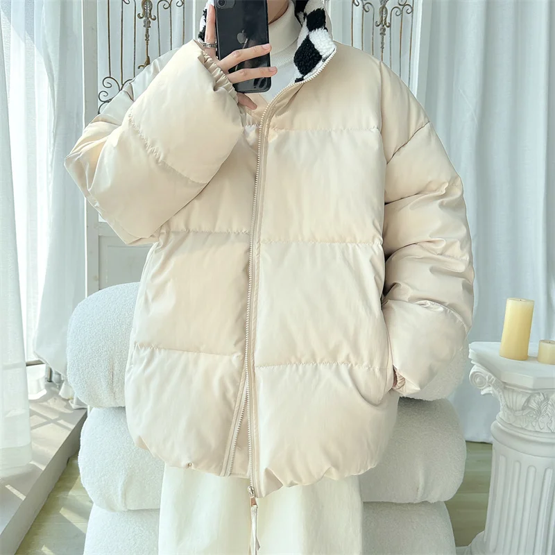 Winter Jacket Men Warm Fashion Thickened Down Jacket Men Korean Loose Thick Short Coat Mens Parker Clothes Large Size M-5XL