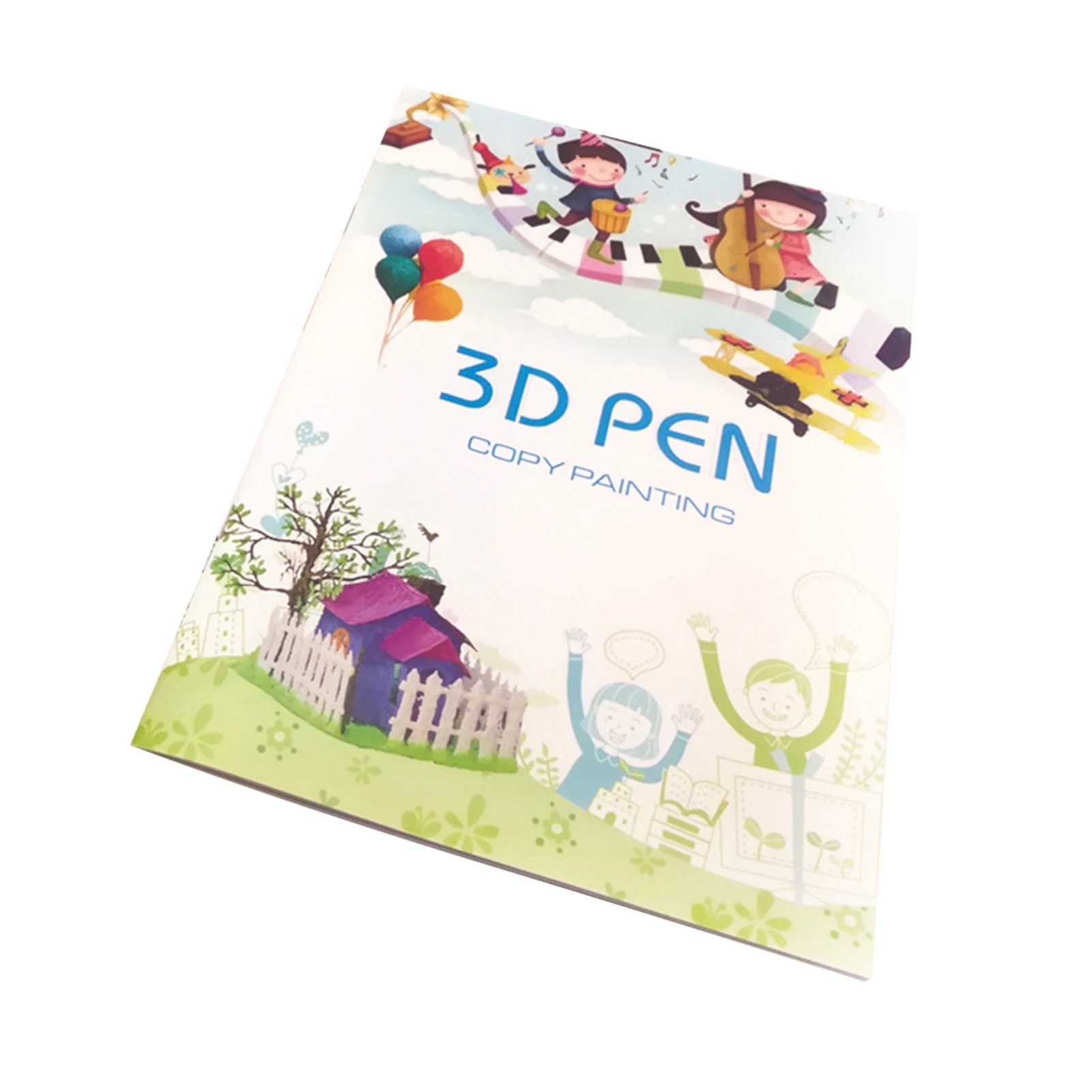 3D Pen Template Book For 3D Printing Pen Drawing Stencils 40 Drawing Pattern With a Free Transparent Template For Children DIY