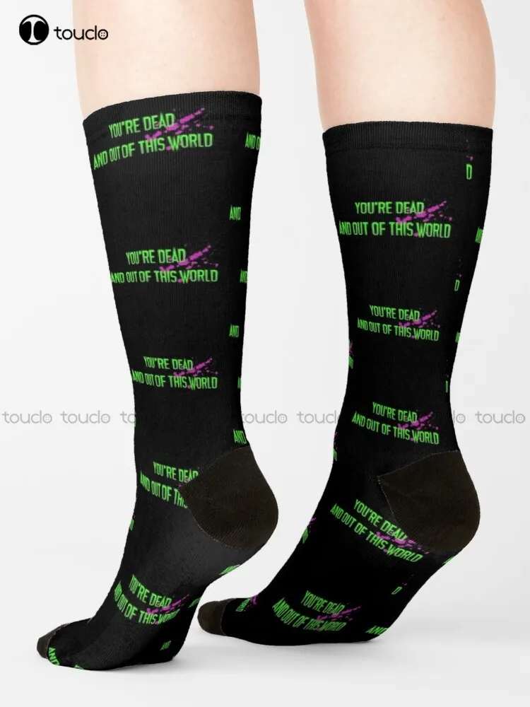 

What We Do In The Shadows - You'Re Dead Socks Girls White Socks Streetwear Personalized Custom Unisex Adult Teen Youth Socks