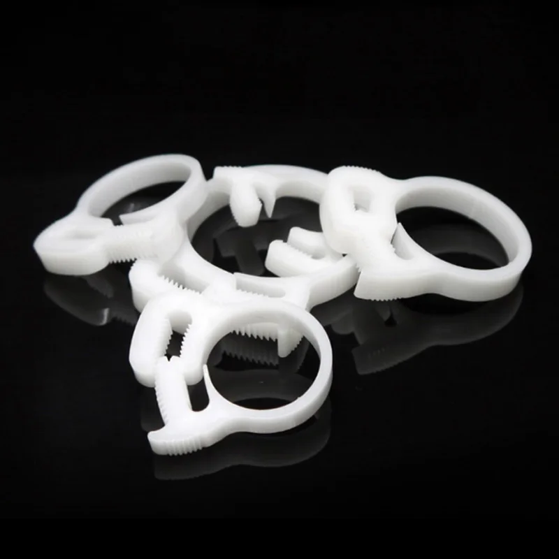 1/5/10 шт. хомуты для шлангов 3 8 ~ 59 мм белый/черный пластиковый водопровод прочный