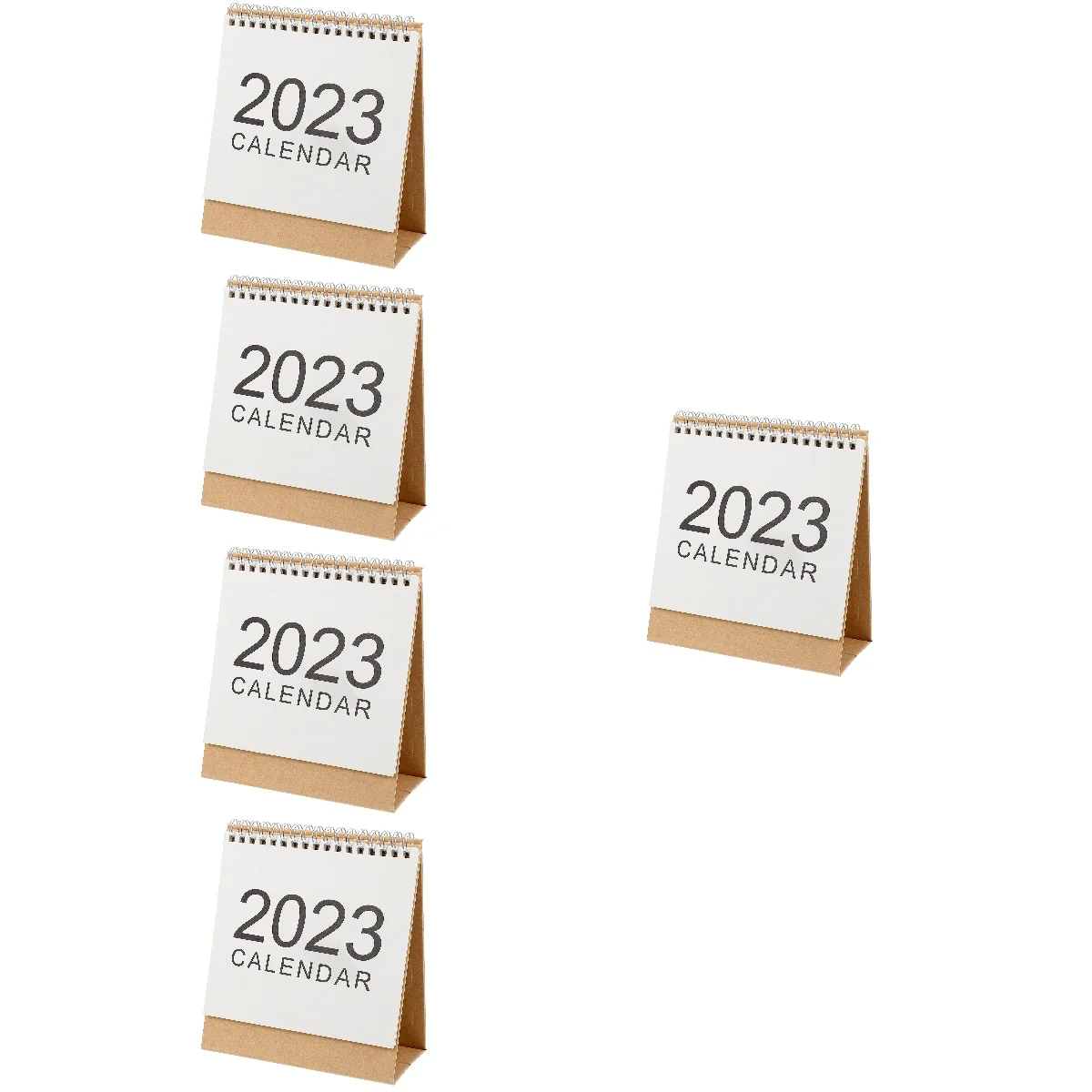 

5pcs Decorative Desk Calendar 2023 Countdown Calendar Monthly Calendar Ornament