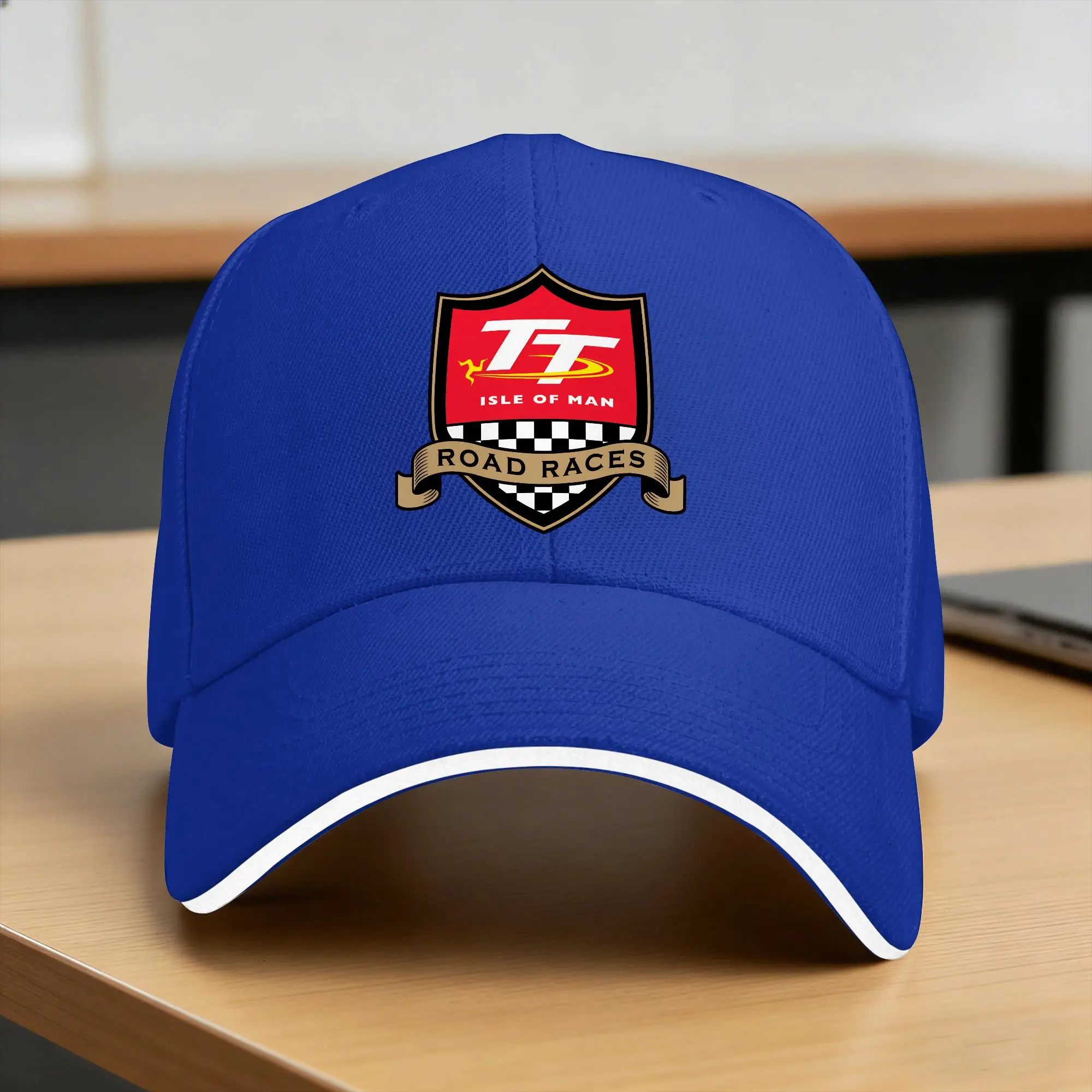 Фото Бейсболка Isle of Man TT Road Bike Race, крутая кепка в стиле Y2K, летняя кепка-тракер для мужчин и женщин, спортивная кепка с застежкой для активного отдыха №1