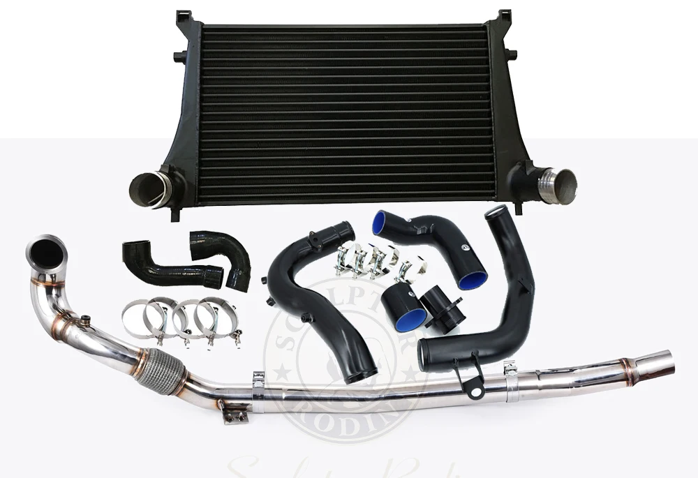 Downpipe Intercooler For MQB MK7 MK7.5 Golf R A3 Quatt ro S3 8V 8S TT TTS 2.0 TFSI 2014+ for MK7 R 2.0T 2014+ A3/S3 8V 2.0T 