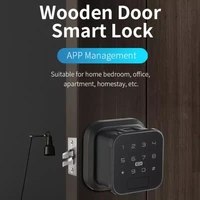 tuya wifi smart ball smart door lock fingerprint password ic card electronic app remote control intelligent home deadbolt lock