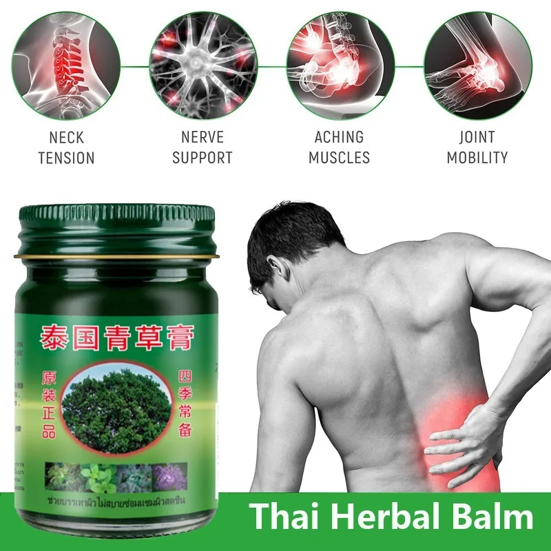 

50g Thailand Tiger Balm Refresh Skin Care Herbal Cream Dizziness Headache Treatment Thai Pain Mosquito relieve itching