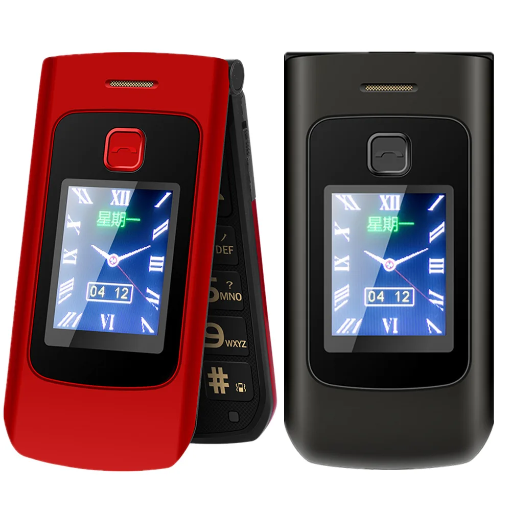 Телефон-раскладушка Yeemi K21 + 4g 2 6 дюйма две Sim-карты 6800 мАч