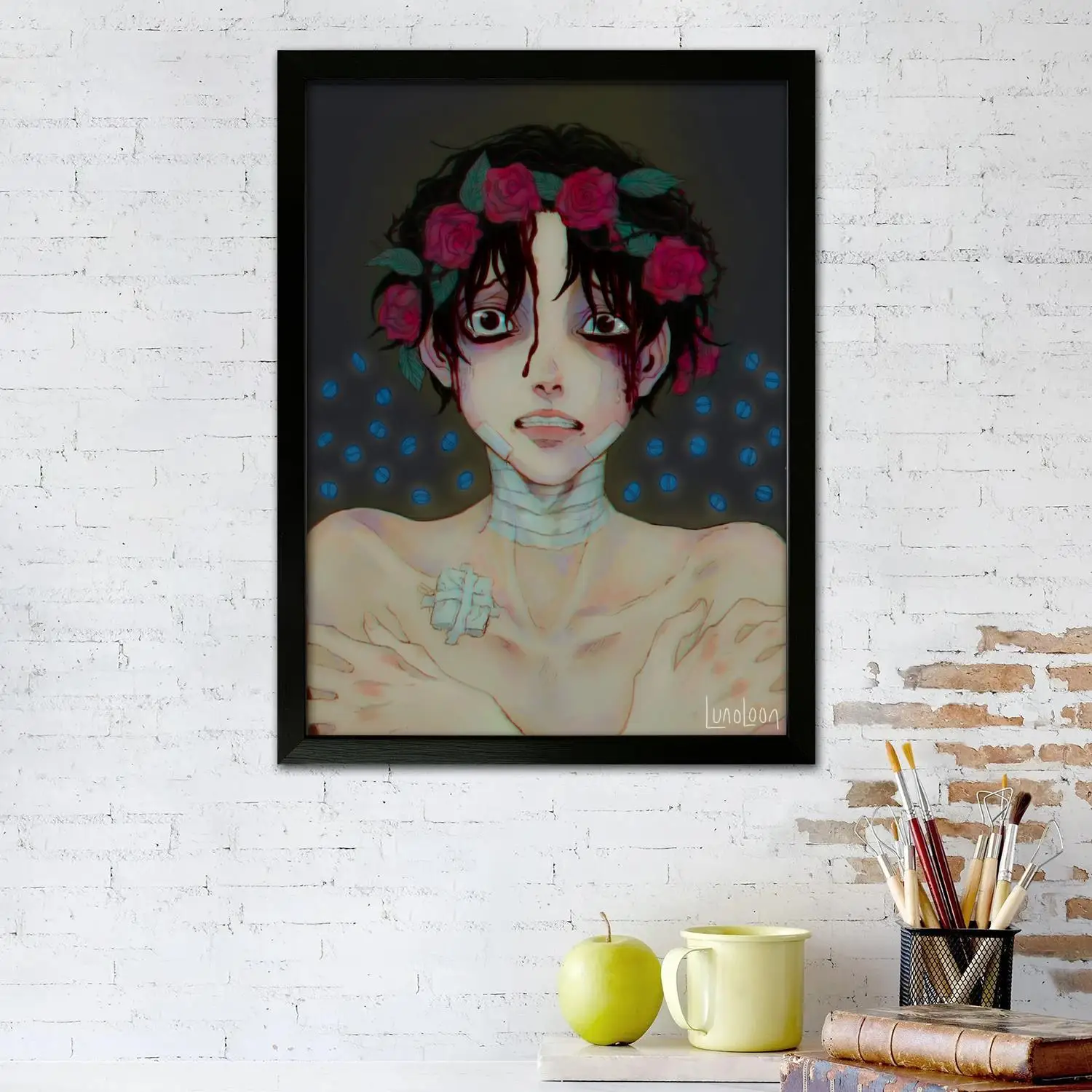 Сангвуо Холст Художественный постер и настенное искусство печать с изображением