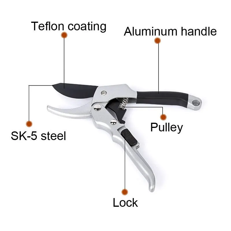 20cm Garden Pruning Cutting Knife Professional Farming Plant Shears Grafting Scissor Fruit Tree Secateurs Branch Pruner - купить по