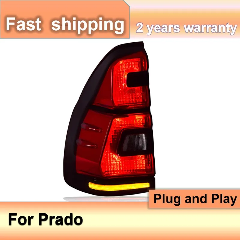 Автомобильные аксессуары для Toyota Prado задние фонари 2003-2009 DRL указатель поворота