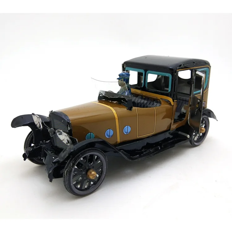 

MS806 Spanish single person vintage car for nostalgic vintage toys, photography props, iron sheet toys wholesale