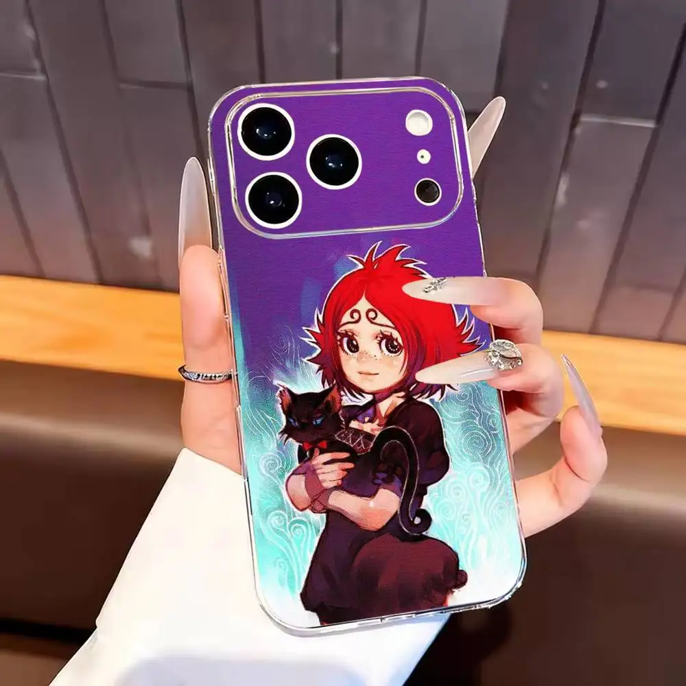 Фото Аниме чехол для телефона R-Ruby Gloom для iPhone 17, 16, 15, 14, 13, 12, 11 Plus, Pro Max, мягкий прозрачный чехол. №3