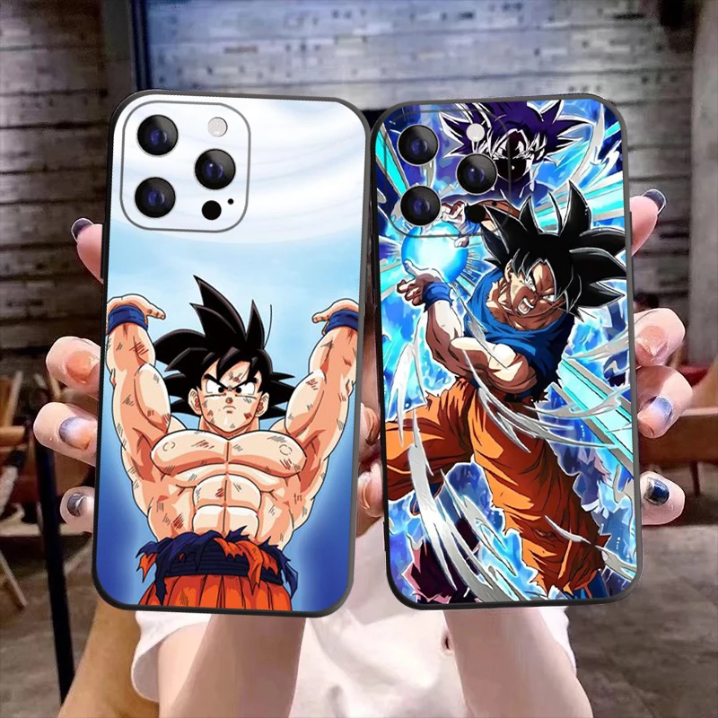 

Son Gokus D-Dragon-Ball Phone Cover For iPhone 11 12 13 Pro Max X XR XS Max 6 6S 7 8 Plus 13Mini SE Black Soft Silicone TPU Case
