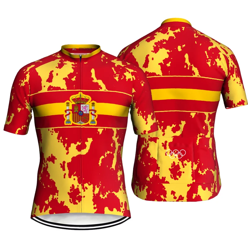 

Футболка испанская для мотокросса, горный велосипед, майка для горного велосипеда, дышащая Спортивная одежда для езды на велосипеде