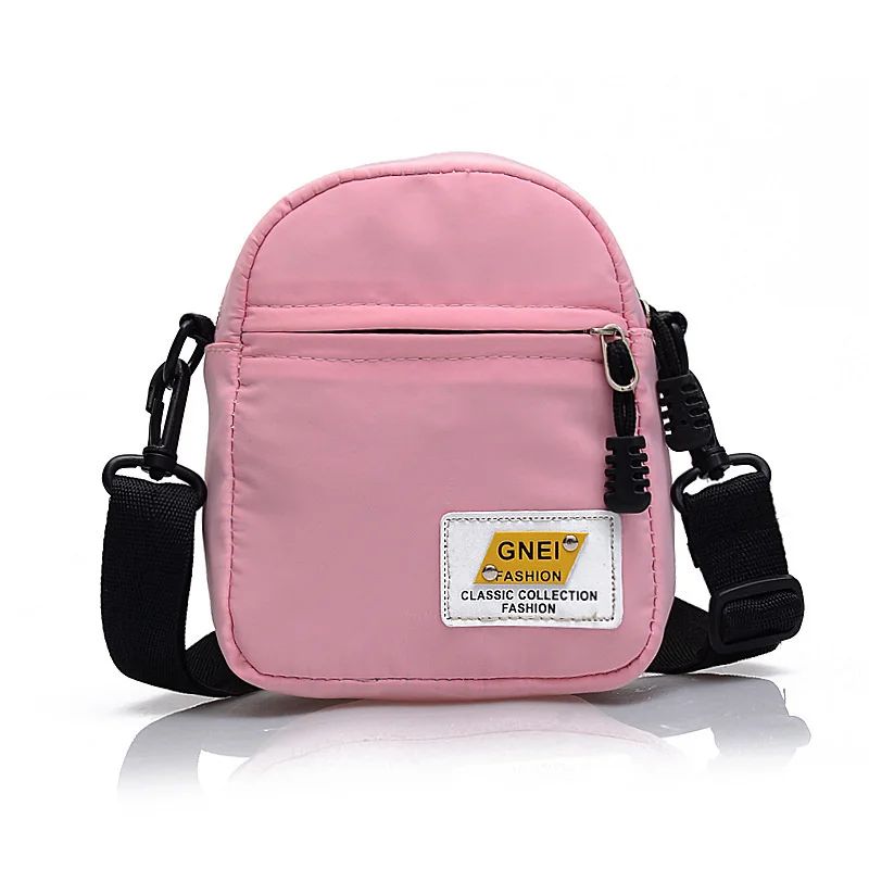 

New Japanese Solid Color Small Bag Korean Fashion Crossbody Girls Personality Hip-hop Multifunctional Mailbag