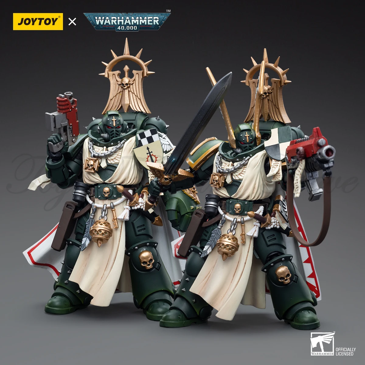 JOYTOY Warhammer 40k Фигурка Dark Angels Master Lazarus Master