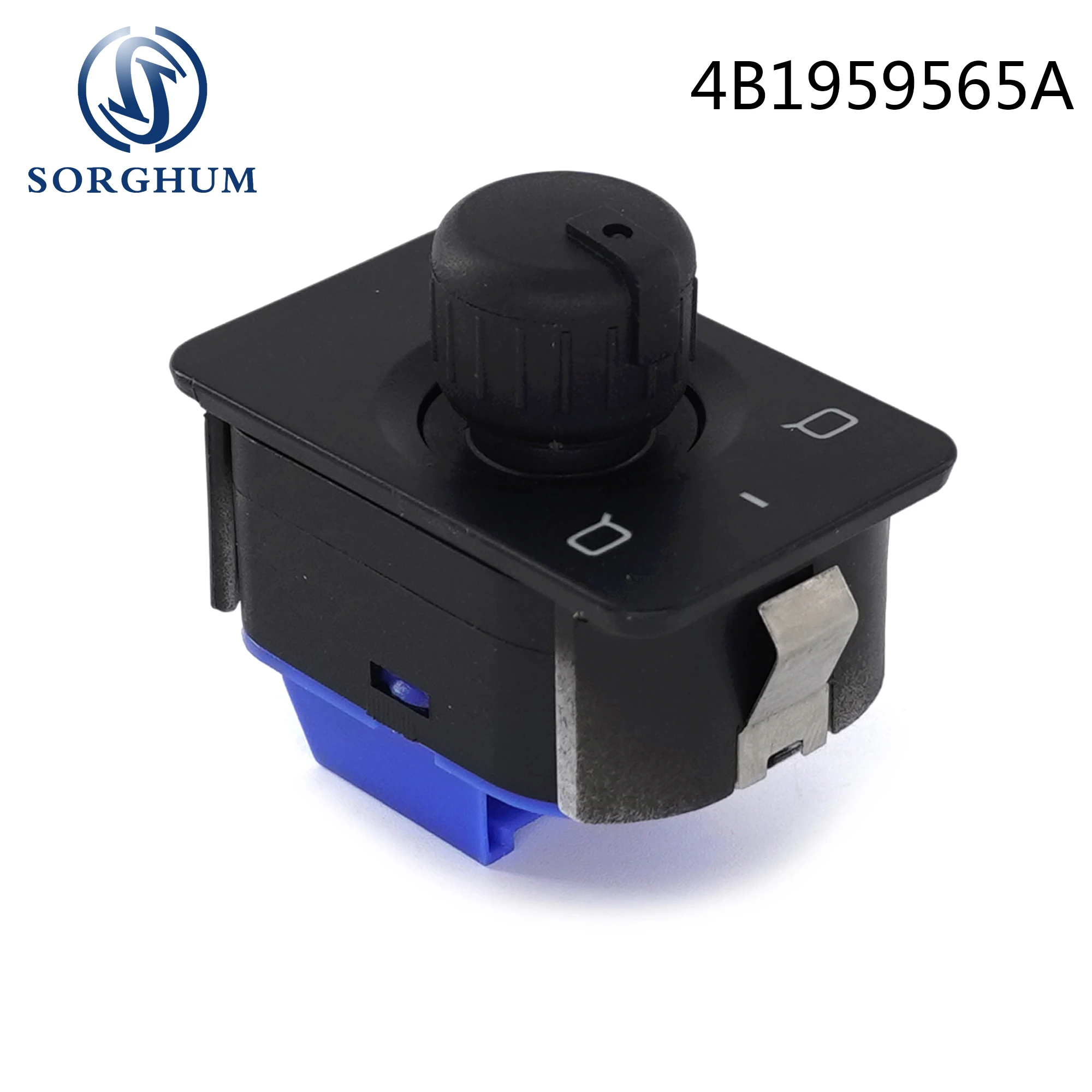 

Sorghum 4B1959565A Side Rear View Mirror Control Switch Adjust Knob Memory For Audi A6 C5 1998 1999 2001 2002 2004 4B 1959 565A