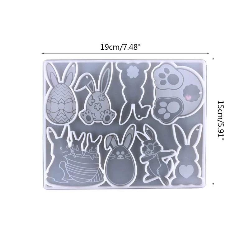 Кролик конфеты морковь яйцо Формы для кексов топперов шоколада кондитерских