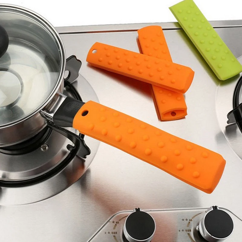 1 шт. термостойкая силиконовая изоляционная Крышка для ручки кухонная кастрюли