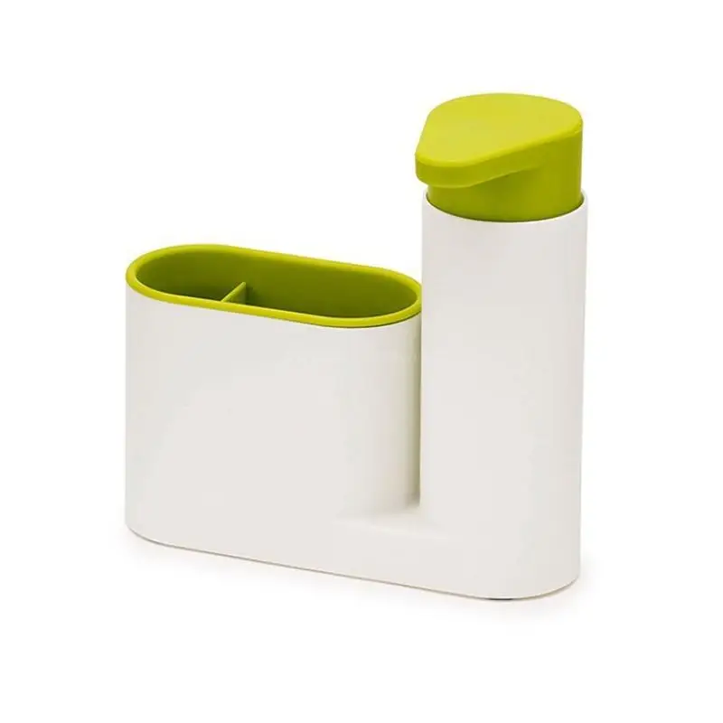 

Portable Sink Organizer Countertop Plastic Soap Dispenser Sponge Dishcloth Holder Sink Caddy Kitchen Accessories