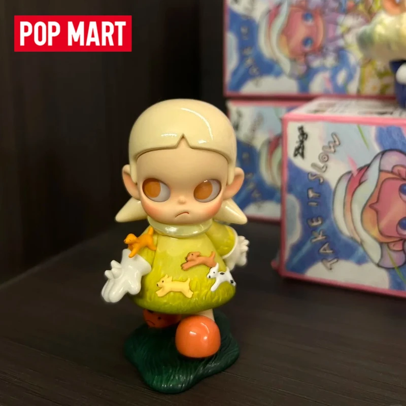 Фото POP MART Zsiga Take It Slow Series слепая коробка милая аниме фигурка настольная коллекция украшения куклы игрушки подарки-сюрпризы №5