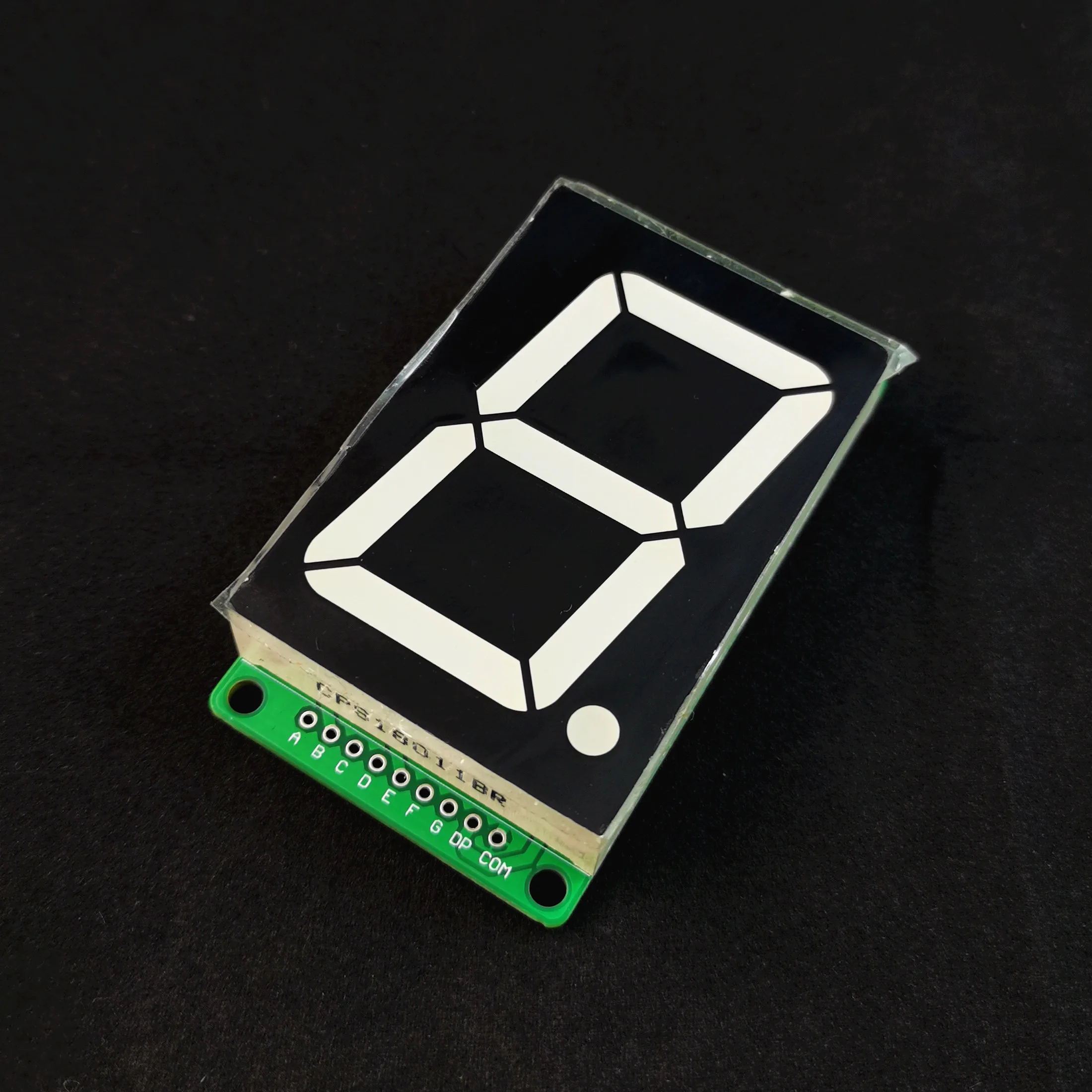 1 8-дюймовый 1-битный цифровой дисплей 7-сегментный светодиодный модуль 5 цветов