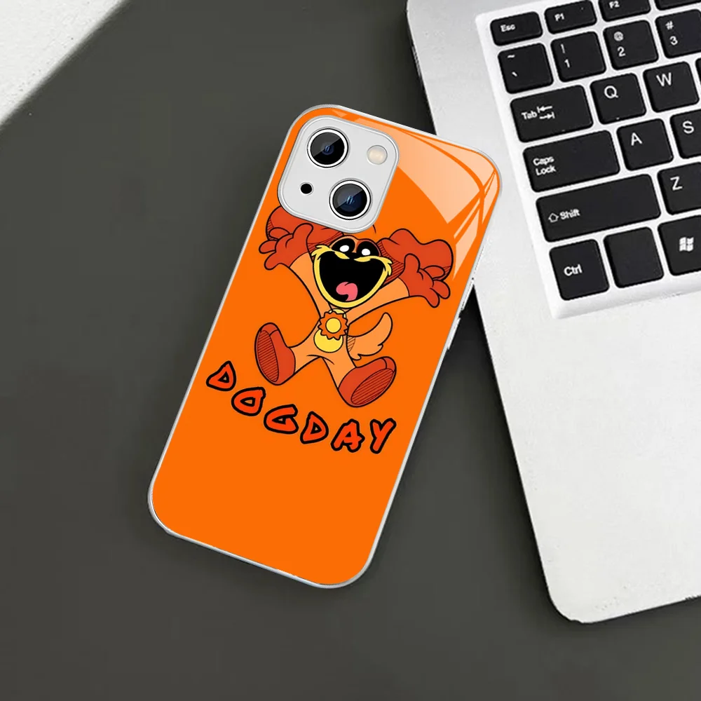 Чехол для телефона S-Smiling C-CATNAP DOGDAY iPhone 14 13 12 Mini 11 Pro XS Max X XR Plus чехол из закаленного