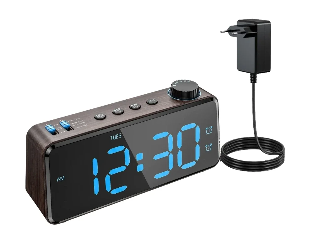 

Цифровой будильник ANJANK с FM-радио