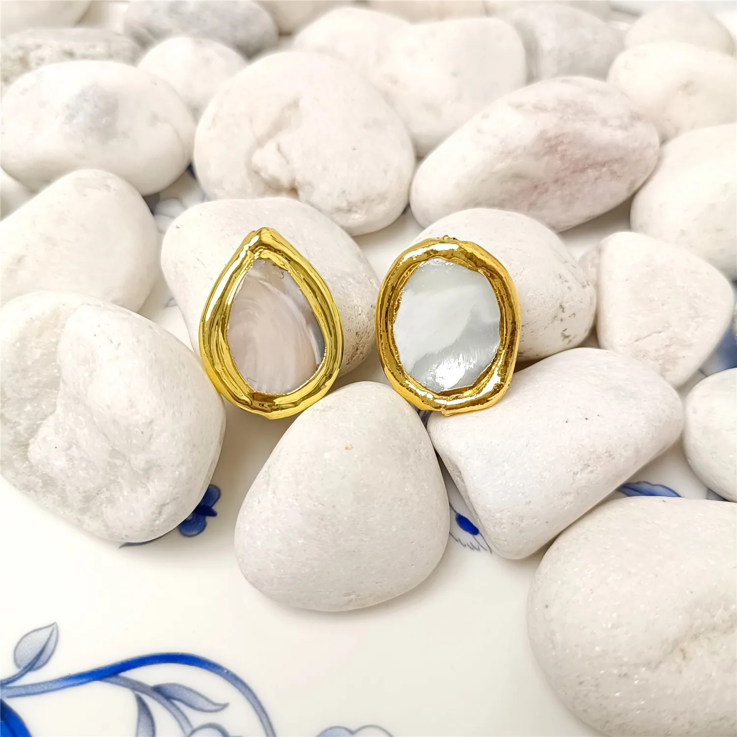 

10pcs/batch Shell Spacer Beads With Beads DIY Necklace, Bracelet, Earring Jewelry Accessories Wholesale